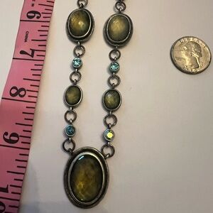 Green and Silver Necklace